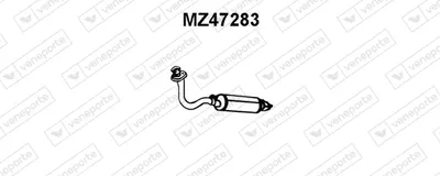 Vorderer Schalldämpfer Mazda E Van