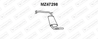 Hinterschalldämpfer VENEPORTE MZ47298