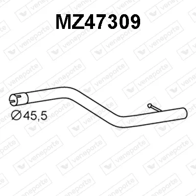 Auspuffrohr Mazda 3 · Mazda 3 Saloon