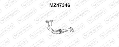 Auspuffrohr Mazda 626 III Station Wagon