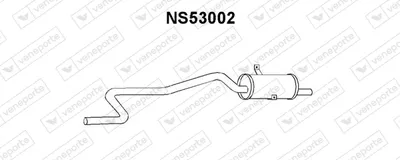 Schalldämpfer Nissan MICRA I