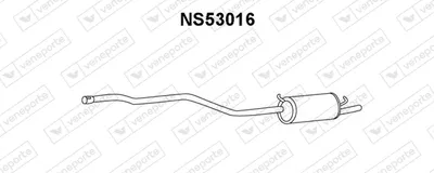 Hinterer Schalldämpfer Nissan CHERRY III · Nissan CHERRY II Hatchback