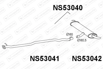 Endschalldämpfer Nissan QASHQAI I