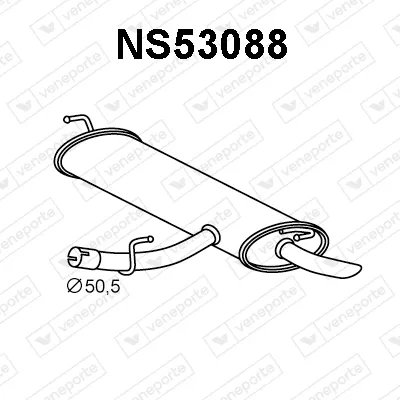 Endschalldämpfer Nissan QASHQAI I