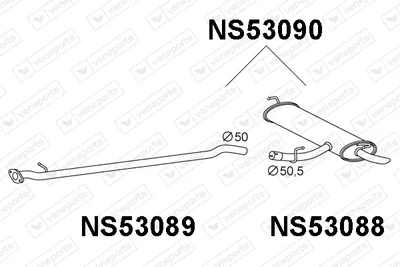 Endschalldämpfer Nissan QASHQAI I