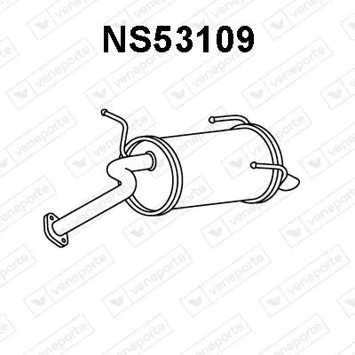 Endschalldämpfer Nissan MICRA II