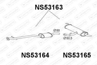 Endschalldämpfer Nissan QASHQAI I