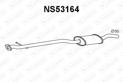 Schalldämpfer Nissan QASHQAI I