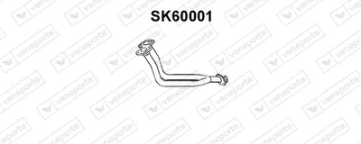 Auspuffrohr Skoda FAVORIT