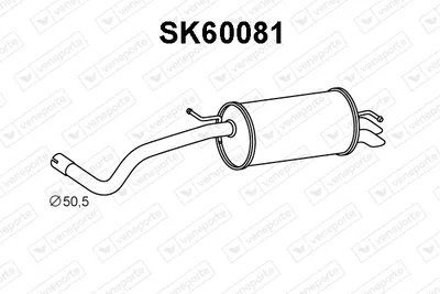Endschalldämpfer Seat IBIZA III · Seat IBIZA IV · Seat IBIZA IV SC