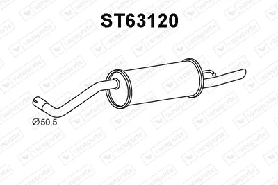 Endschalldämpfer Seat IBIZA IV · Seat IBIZA IV SC