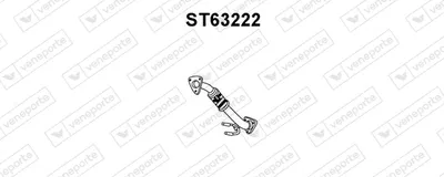 Auspuffrohr Ford GALAXY I · Seat ALHAMBRA · Vw SHARAN