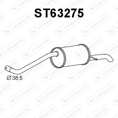 Endschalldämpfer Seat IBIZA III · Seat IBIZA IV · Seat IBIZA IV SC
