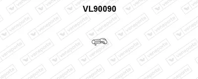 VENEPORTE VL90090 Auspuffrohr