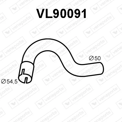 Abgasleitung Volvo 940 · Volvo 940 II · Volvo 940 II Kombi