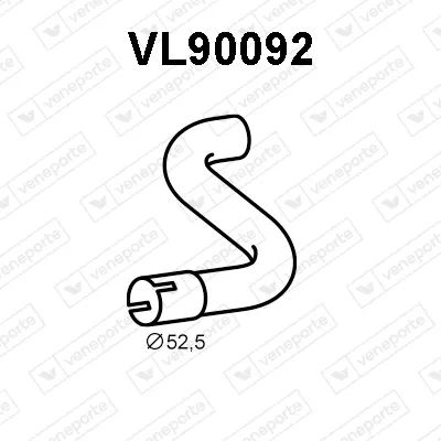 Abgasleitung Volvo 940 · Volvo 940 II · Volvo 940 II Kombi