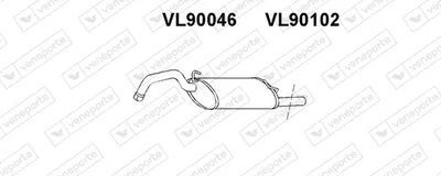 Auspuffrohr Volvo 440