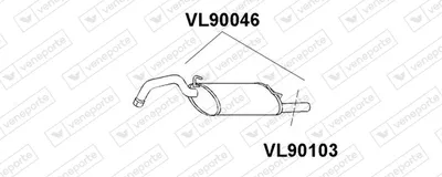 Auspuffrohr Volvo 460 · Volvo 440