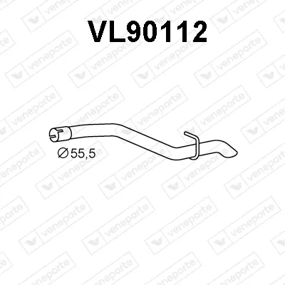 Abgasleitung Volvo S40 II · Volvo V50