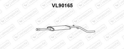 Vorne Schalldämpfer Volvo 340-360 Limousine · Volvo 340-360