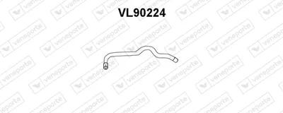 Auspuffrohr Volvo 140