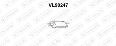 Vorderer Schalldämpfer Volvo 740 · Volvo 760 · Volvo 760 Kombi