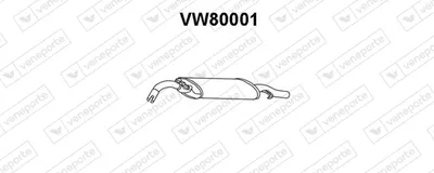 Schalldämpfer Vw GOLF II