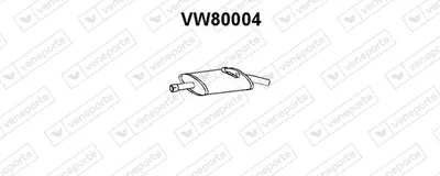 Hintere Schalldämpfer Vw PASSAT B2 · Vw PASSAT B2 Variante · Vw PASSAT B2 Limousine
