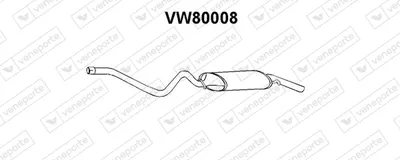Schalldämpfer Vw SCIROCCO · Vw GOLF I Cabriolet · Vw GOLF I