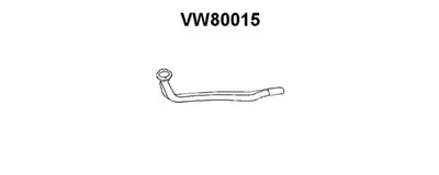 VENEPORT VW80015 Auspuffrohr