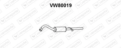 Schalldämpfer Vw PASSAT B1