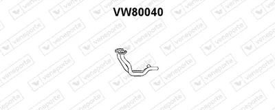 Auspuffrohr Vw JETTA I · Vw SCIROCCO · Vw DERBY