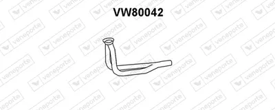 Auspuffrohr Vw POLO II · Vw POLO Coupe · Vw POLO CLASSIC