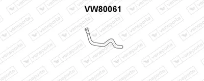 Auspuffrohr Vw GOLF II