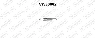 Auspuffrohr Vw GOLF II · Vw JETTA II