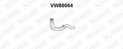 Auspuffrohr Vw JETTA II