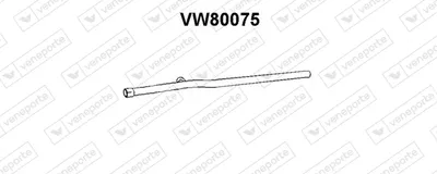 VENEPORTE VW80075 Auspuffrohr