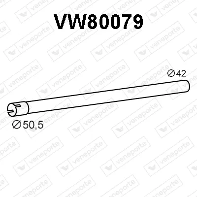 Abgasleitung Seat TOLEDO I · VW PASSAT B3/B4 · VW PASSAT B3/B4 Variante