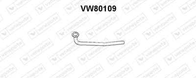 Auspuffrohr Vw GOLF II · Vw JETTA II