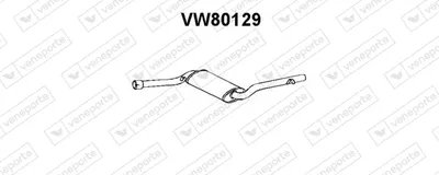 Frontschalldämpfer Vw PASSAT B2 · Vw PASSAT B2 Variante