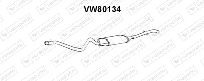 Endschalldämpfer Vw JETTA I