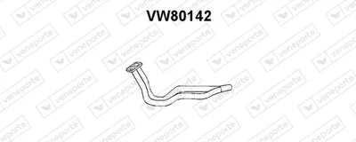 VENEPORT VW80142 Auspuffrohr