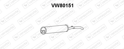 Endschalldämpfer Vw JETTA I