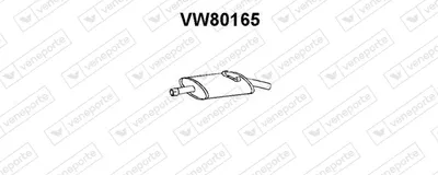 Schalldämpfer Vw SANTANA · Vw PASSAT B2 · Vw PASSAT B3/B4
