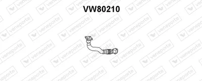 Auspuffrohr Seat TOLEDO I