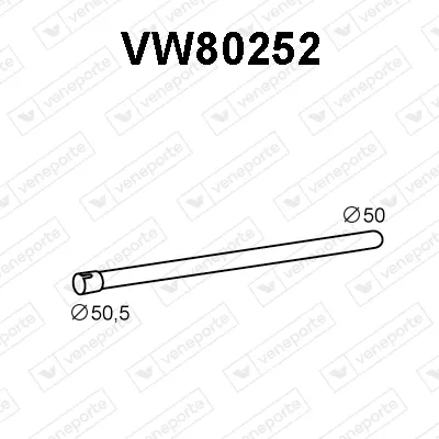 Abgasleitung Vw PASSAT B3/B4 · Vw PASSAT B3/B4 Variante · Vw GOLF III Cabriolet
