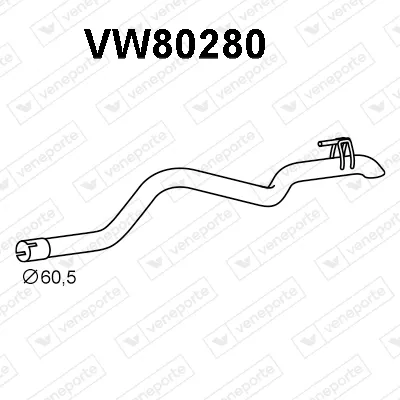 Abgasleitung Vw LT 28-35 II Bus · Vw LT 28-46 II Van · Vw LT 28-46 II Plattform/Chassis