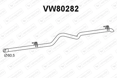 Abgasleitung Vw LT 28-35 II Bus · Vw LT 28-46 II Van · Vw LT 28-46 II Plattform/Chassis