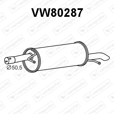 Schalldämpfer Vw PASSAT B5 · Vw PASSAT B5 Variante · Vw PASSAT B5.5