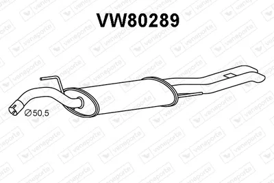 Schalldämpfer Vw PASSAT B3/B4 · Vw PASSAT B3/B4 Variante